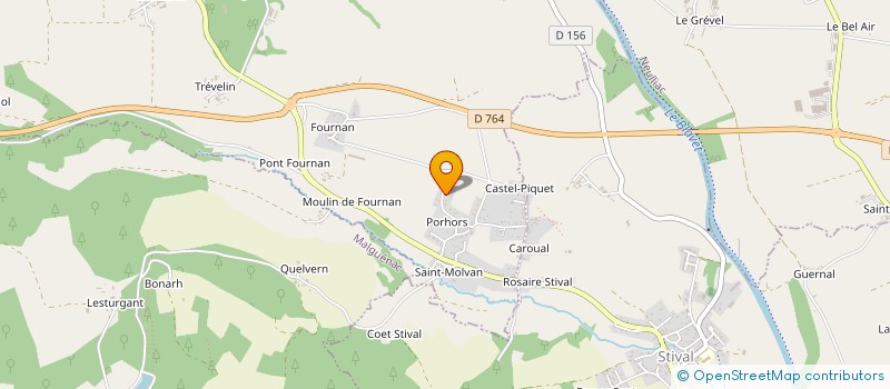 localisation de l'entreprise TLB à CLEGUEREC