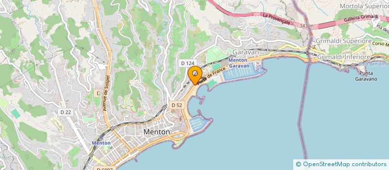 localisation de l'entreprise TLB à MENTON