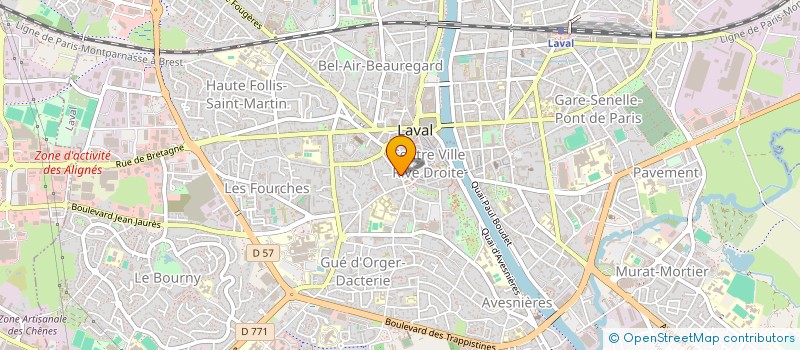 localisation de l'entreprise TLB à LAVAL