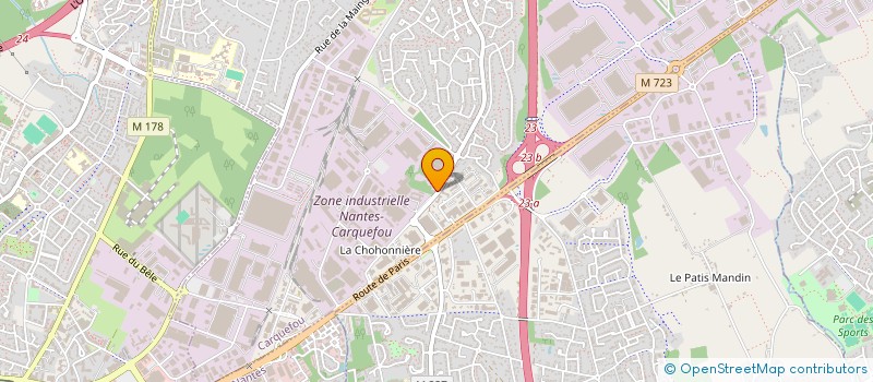 localisation de l'entreprise TLB LE JARDIN DE BEL AIR  CARQUEFOU