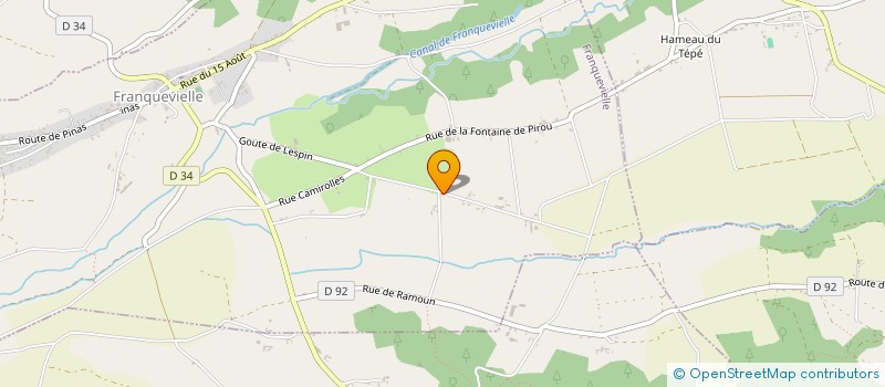 localisation de l'entreprise TLBG  FRANQUEVIELLE