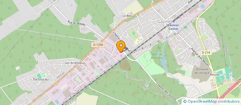 localisation de l'entreprise TLBM à CESTAS