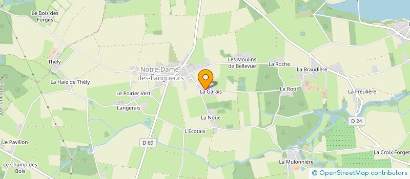 localisation de l'entreprise TLC  JOUE-SUR-ERDRE