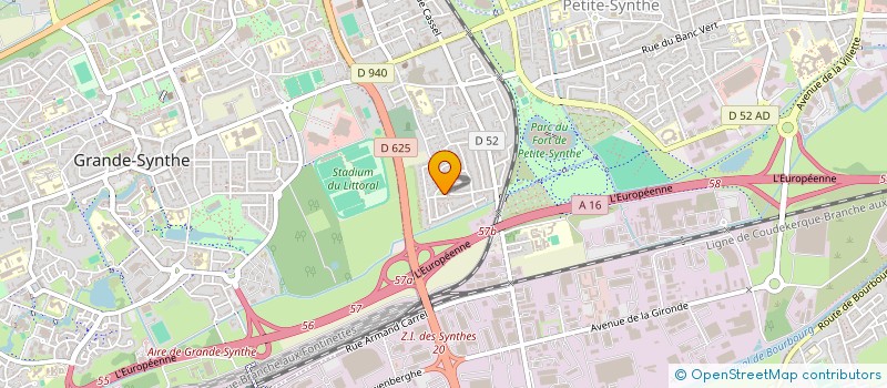 localisation de l'entreprise TLC à DUNKERQUE