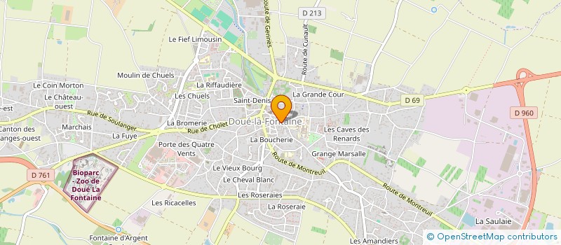 localisation de l'entreprise TLC  DOUE-EN-ANJOU