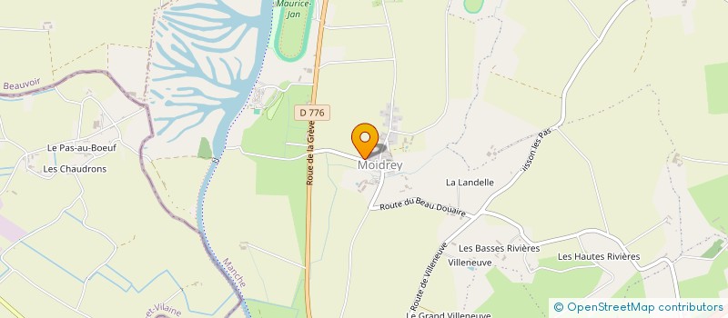 localisation de l'entreprise TLC  PONTORSON