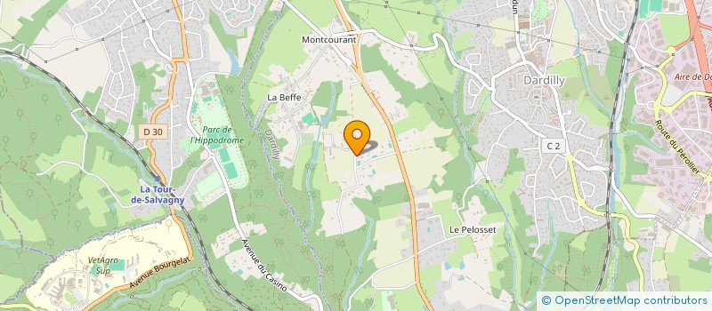 localisation de l'entreprise TLC CONSEIL  DARDILLY