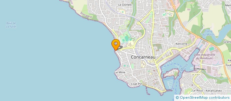 localisation de l'entreprise TLC CONSULTING  CONCARNEAU