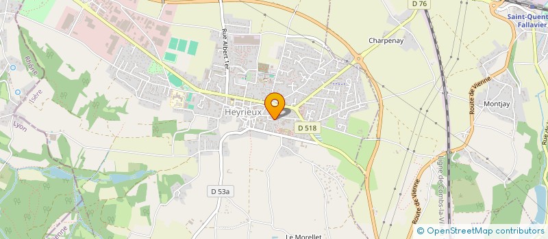 localisation de l'entreprise TLC GROUPE  HEYRIEUX