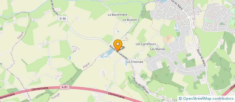 localisation de l'entreprise TLC HOLDING  LA MILESSE