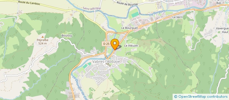 localisation de l'entreprise TLC IMMOBILIER  VABRES-L'ABBAYE