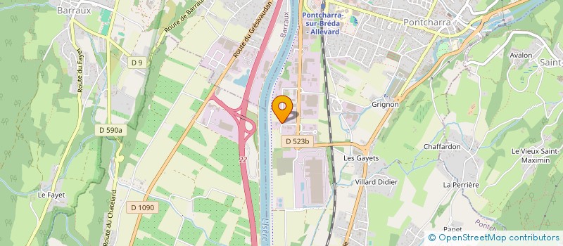 localisation de l'entreprise TLC INVEST  PONTCHARRA