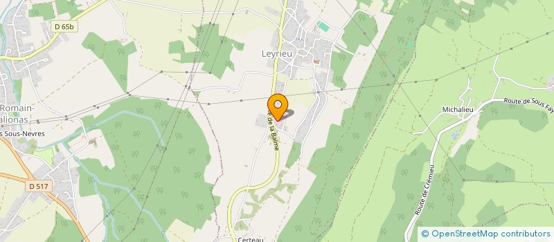 localisation de l'entreprise TLC - LE CLOS DU DAUPHINE à SAINT-ROMAIN-DE-JALIONAS
