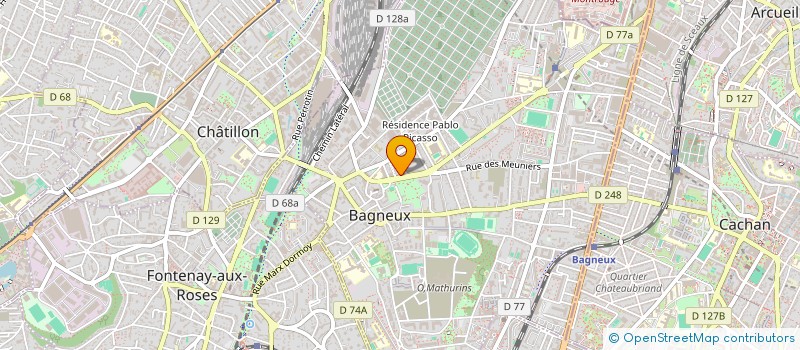localisation de l'entreprise TLC PROD & CO  BAGNEUX