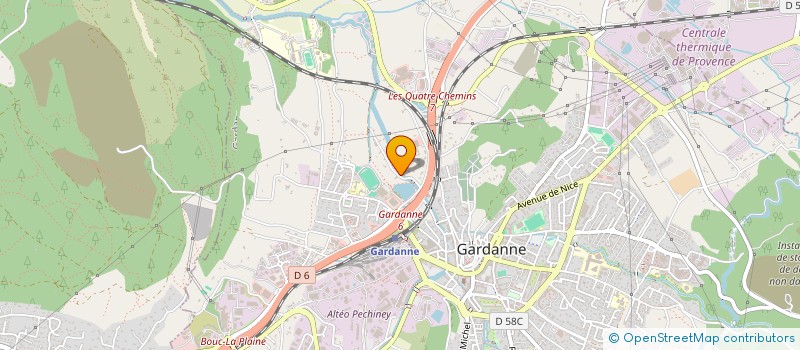 localisation de l'entreprise TLC SERVICES à GARDANNE