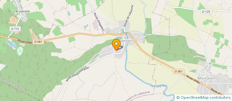 localisation de l'entreprise TLCA  SERVIERS-ET-LABAUME