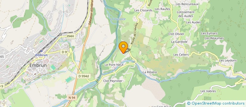 localisation de l'entreprise TLCL à LES ORRES