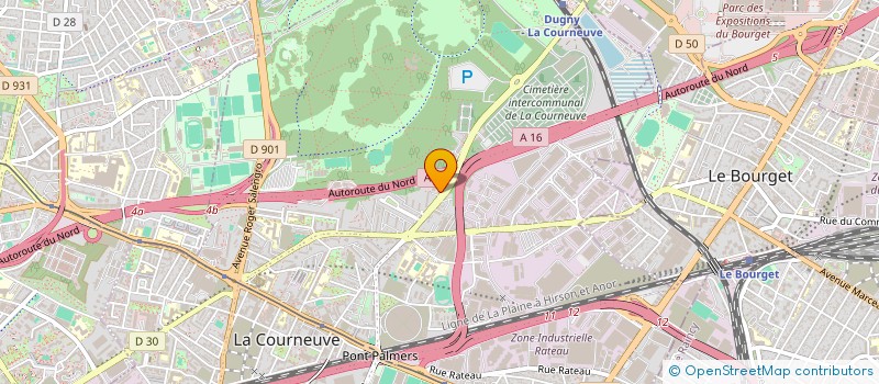 localisation de l'entreprise TLD à LA COURNEUVE
