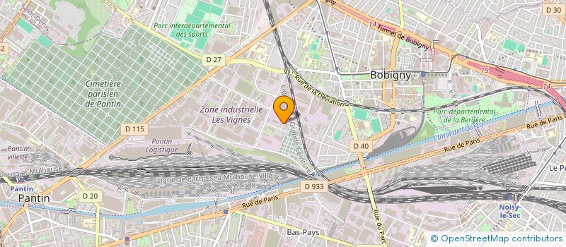 localisation de l'entreprise TLD PRO SERVICES  BOBIGNY