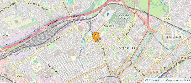 localisation de l'entreprise TLD SARL à MULHOUSE