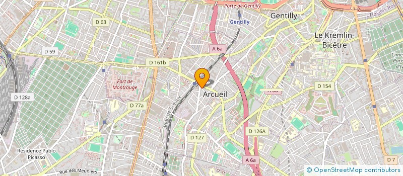 localisation de l'entreprise TLD TRANSPORT LOCATION DEMENAGEMENT à ARCUEIL
