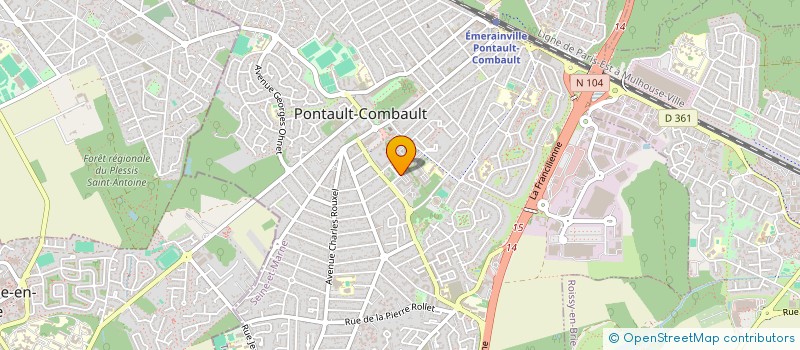 localisation de l'entreprise TLD TRANSPORT SNC à PONTAULT-COMBAULT