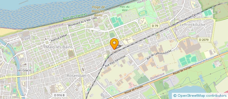 localisation de l'entreprise TLE à DUNKERQUE