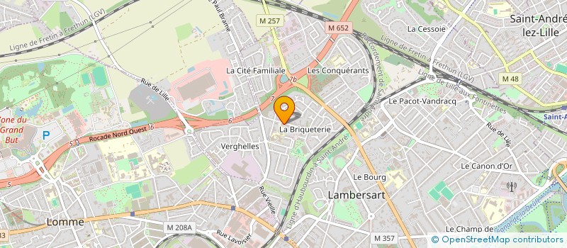 localisation de l'entreprise TLE-TEX à LAMBERSART