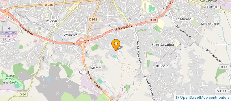 localisation de l'entreprise TLEM INVESTISSEMENTS  ALBI