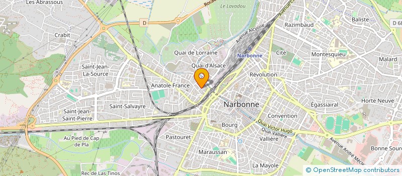 localisation de l'entreprise TLEMCEN  NARBONNE