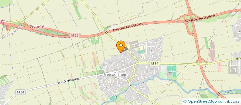 localisation de l'entreprise TLF  GEISPOLSHEIM