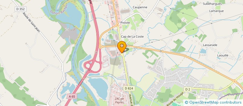 localisation de l'entreprise TLF à AIRE-SUR-L'ADOUR
