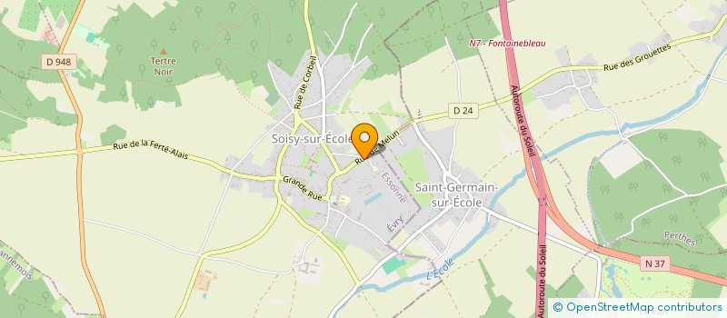 localisation de l'entreprise TLF  SOISY-SUR-ECOLE