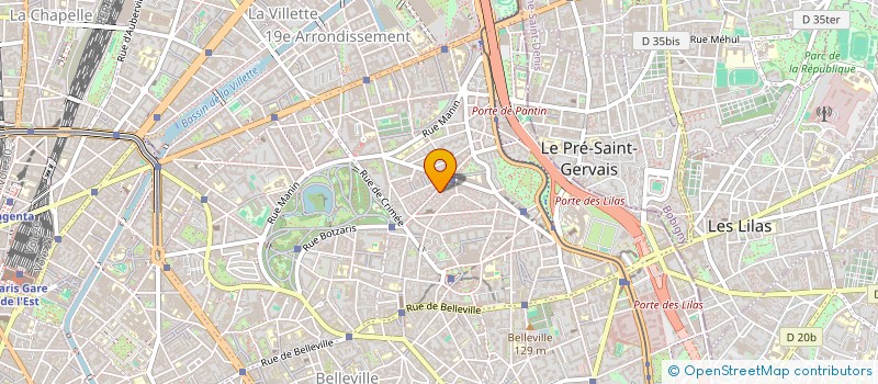 localisation de l'entreprise TLG  PARIS