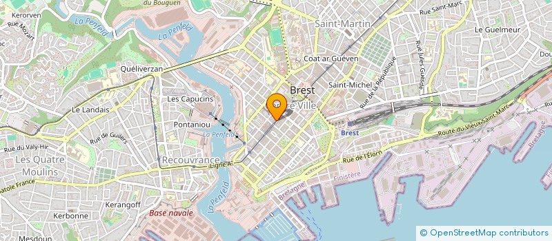 localisation de l'entreprise TLG  BREST