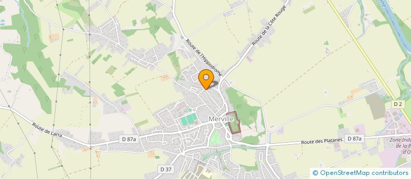 localisation de l'entreprise TLG  MERVILLE