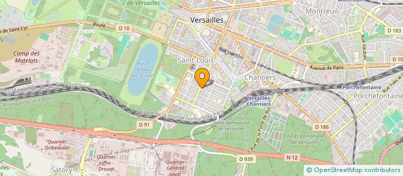 localisation de l'entreprise TLG CONSULTING à VERSAILLES