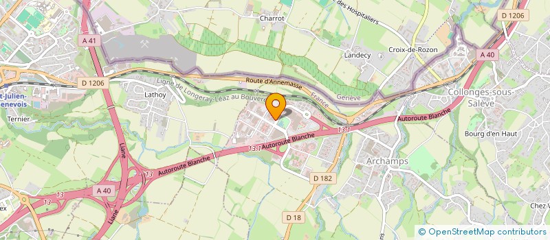 localisation de l'entreprise TLG DEVELOPPEMENT  ARCHAMPS