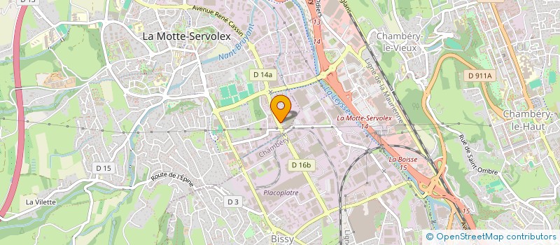 localisation de l'entreprise TLGS à LA MOTTE-SERVOLEX