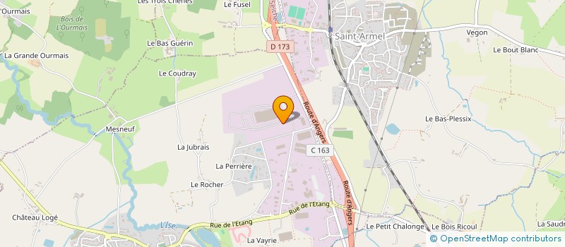 localisation de l'entreprise TLHP à BOURGBARRE