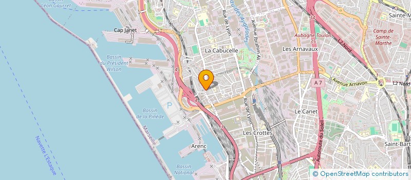 localisation de l'entreprise TLILI à MARSEILLE