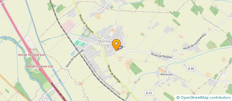 localisation de l'entreprise TLJ  MONTLAUR