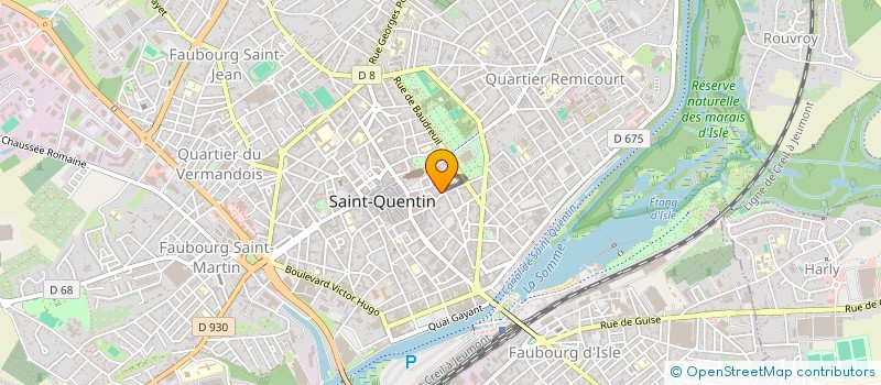 localisation de l'entreprise TLJC à SAINT-QUENTIN