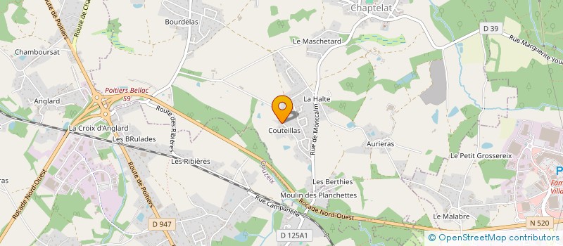 localisation de l'entreprise TLJC à CHAPTELAT