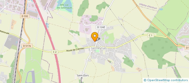 localisation de l'entreprise TLJS  JANNEYRIAS