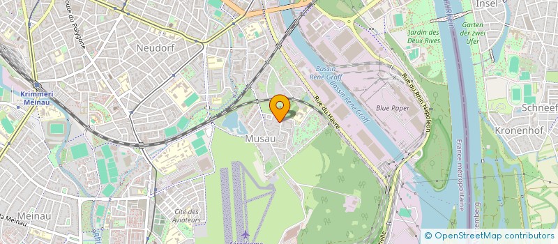 localisation de l'entreprise TLK à STRASBOURG