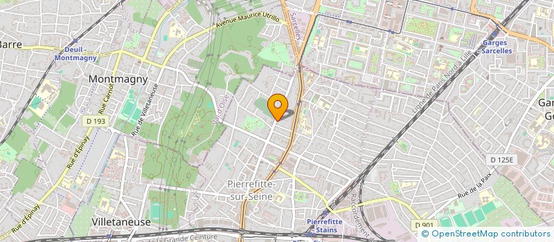 localisation de l'entreprise TLK RESEAUX à PIERREFITTE-SUR-SEINE