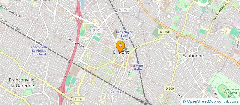 localisation de l'entreprise TLL DISTRIBUTION  ERMONT