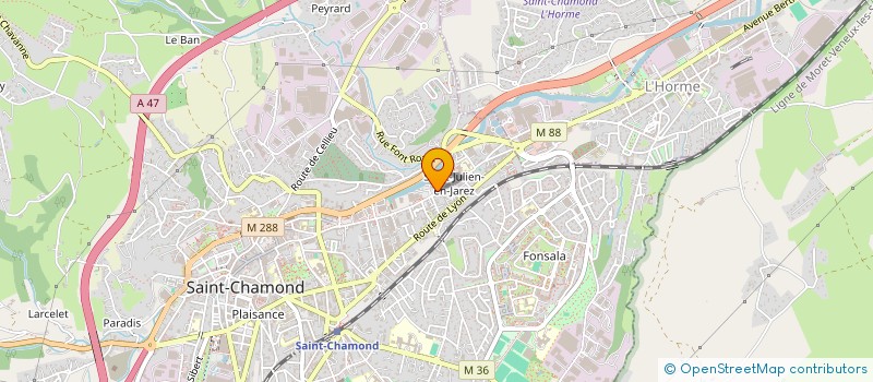 localisation de l'entreprise TLL EXPRESS à SAINT-CHAMOND