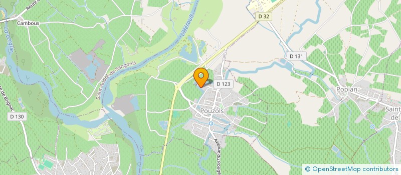 localisation de l'entreprise TLL IMMO  POUZOLS